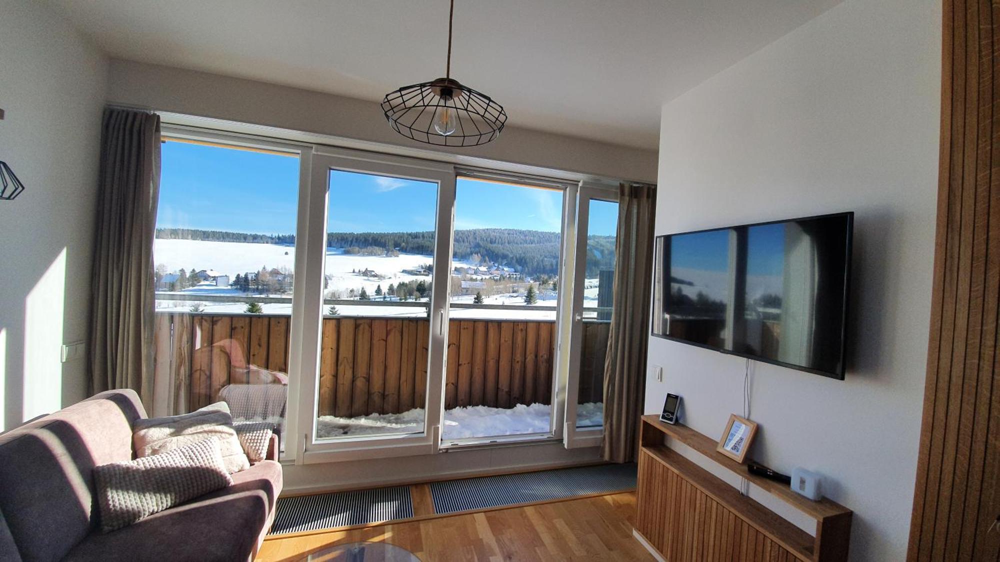 Mezonetovy Apartman Se Dvema Balkony A Vyhledem Loučná pod Klínovcem Extérieur photo